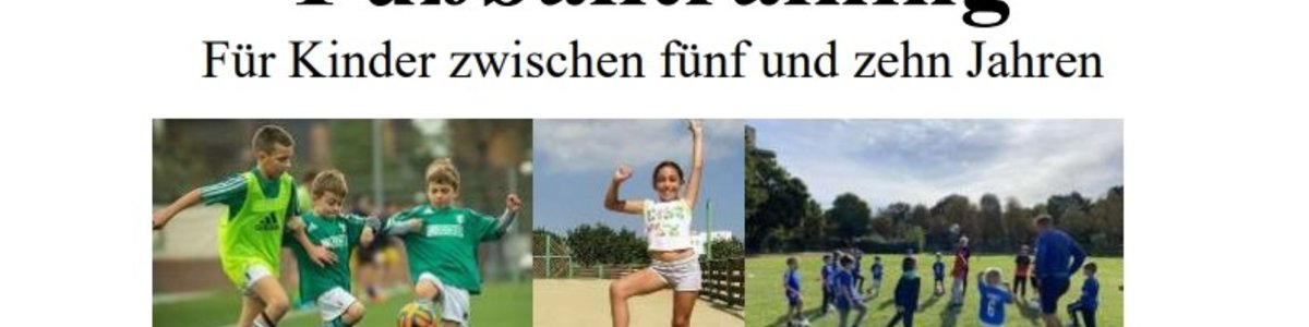 Fußballtraining - Für Kinder zwischen 5 und 10 Jahren