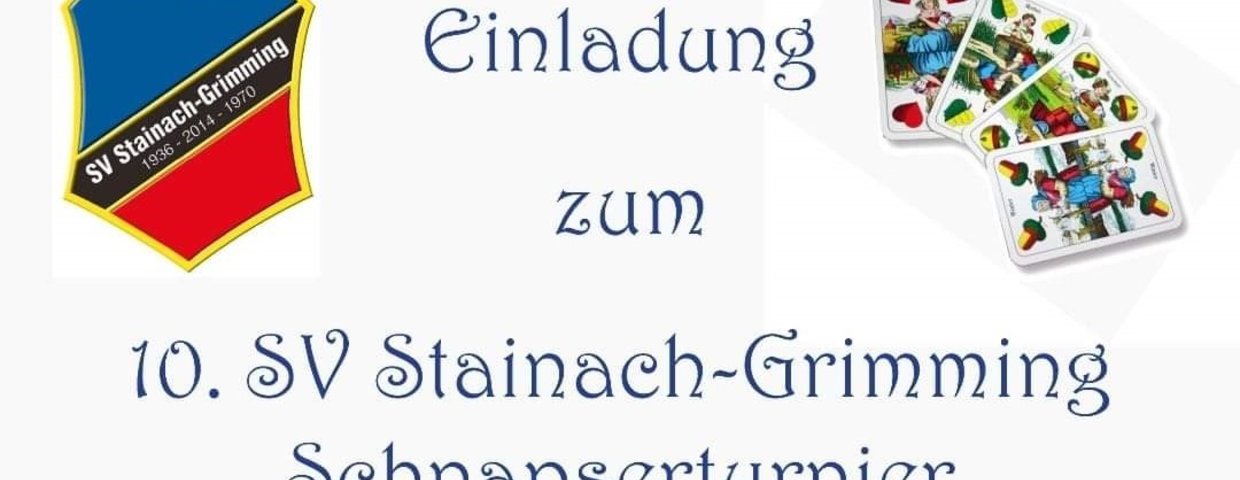 10. SV Stainach-Grimming Schnapserturnier